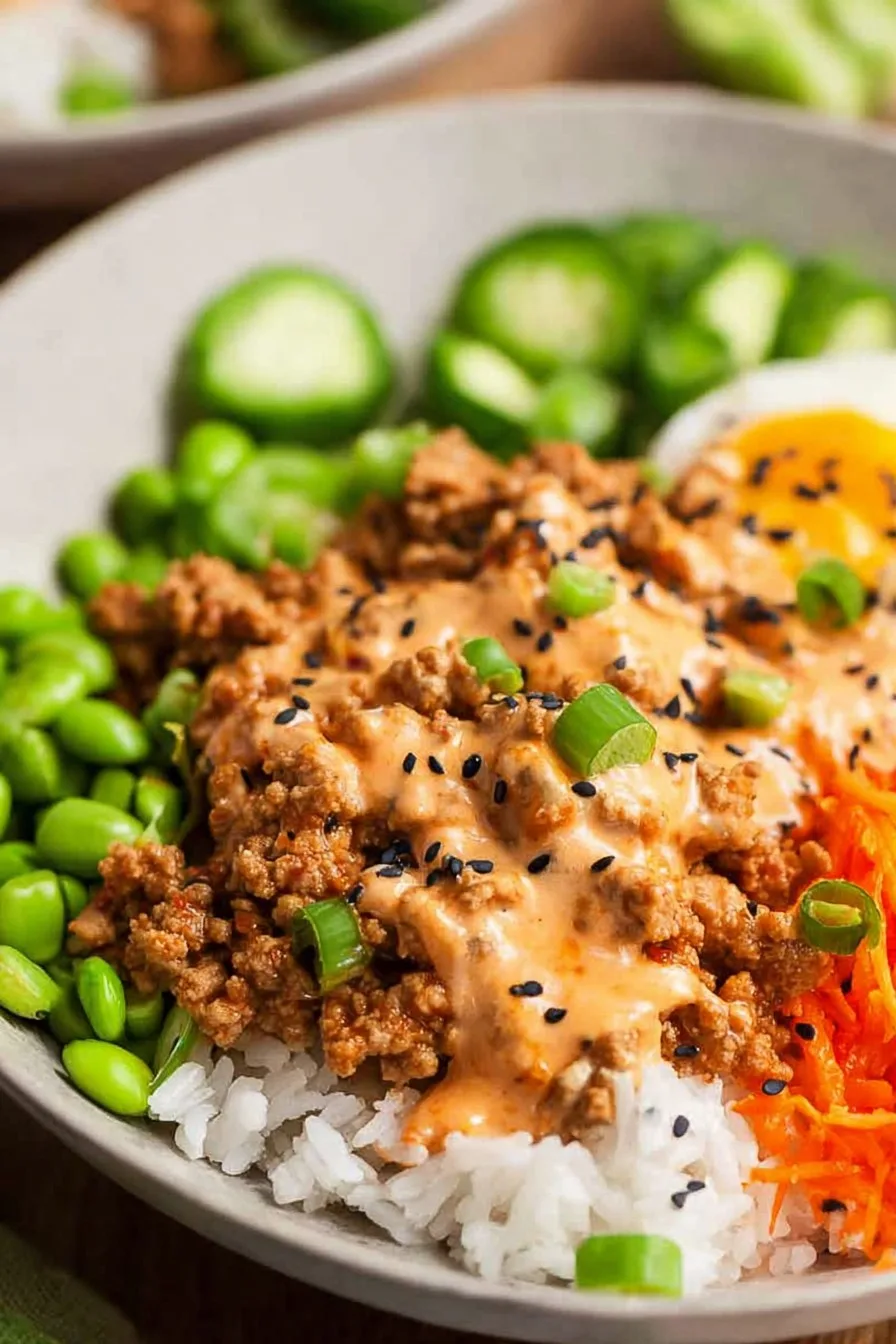 Ground Turkey Rice Bowls