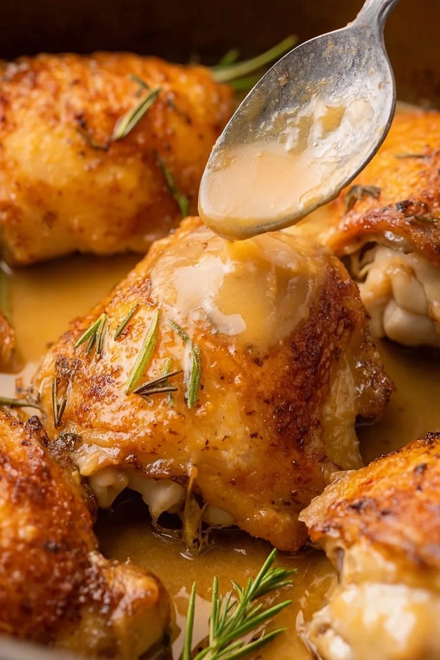 Maple Dijon Chicken Thighs