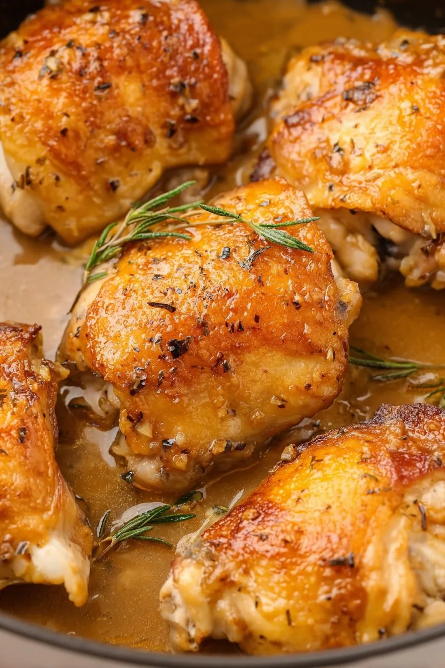 Maple Dijon Chicken Thighs