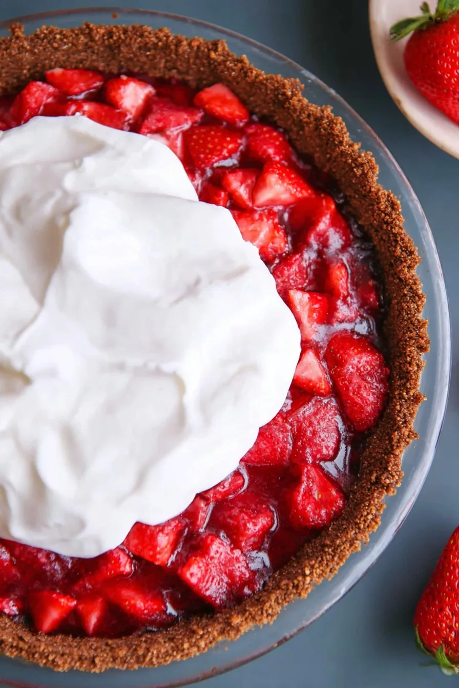 No Bake Strawberry Pie
