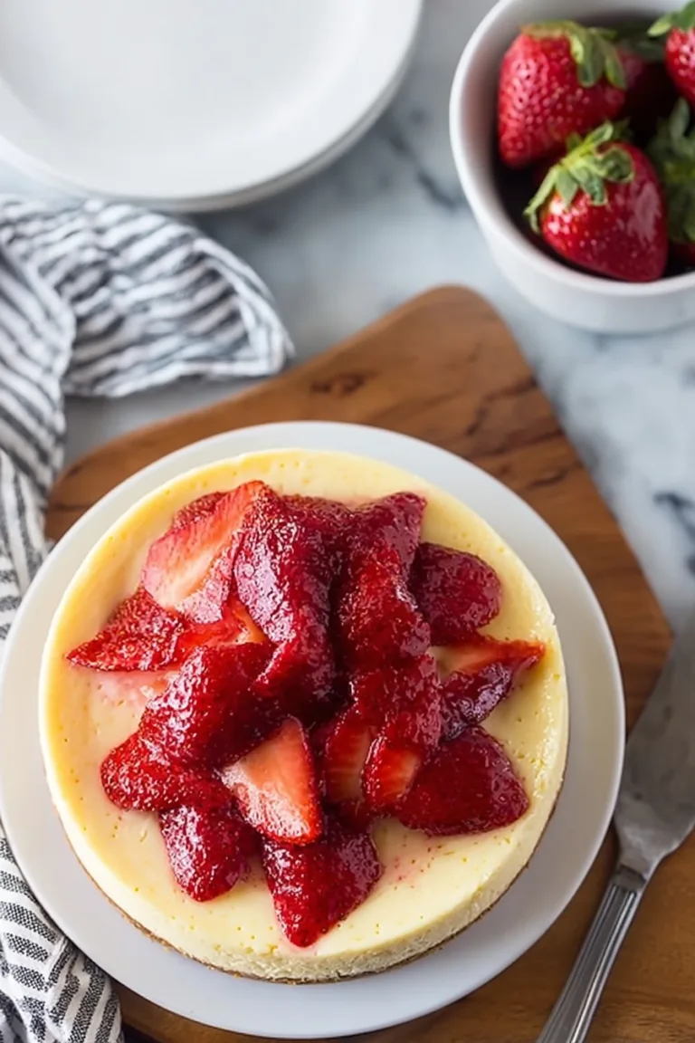Pressure Cooker Cheesecake