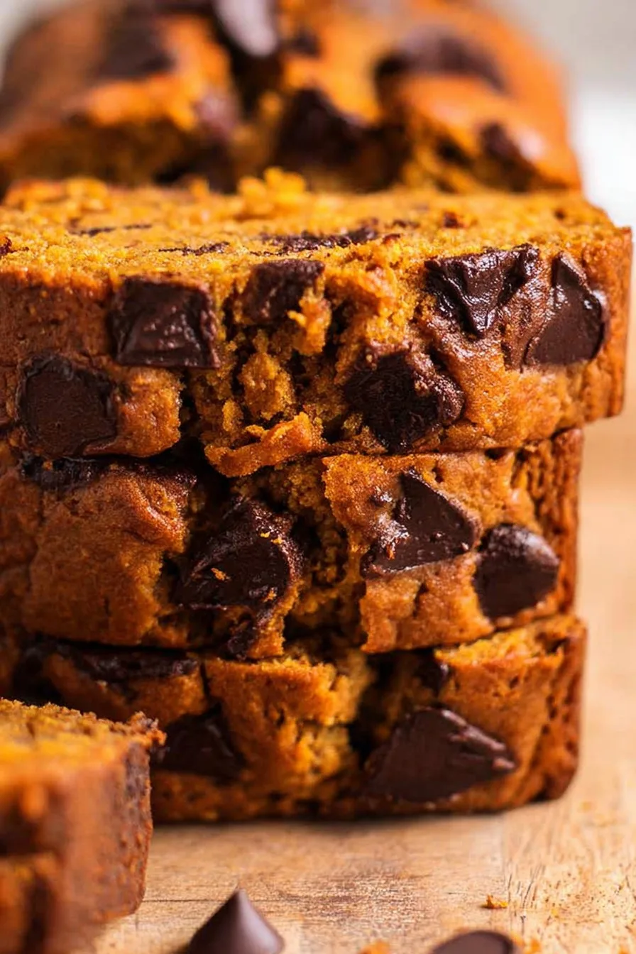 Pumpkin Chip Banana Bread