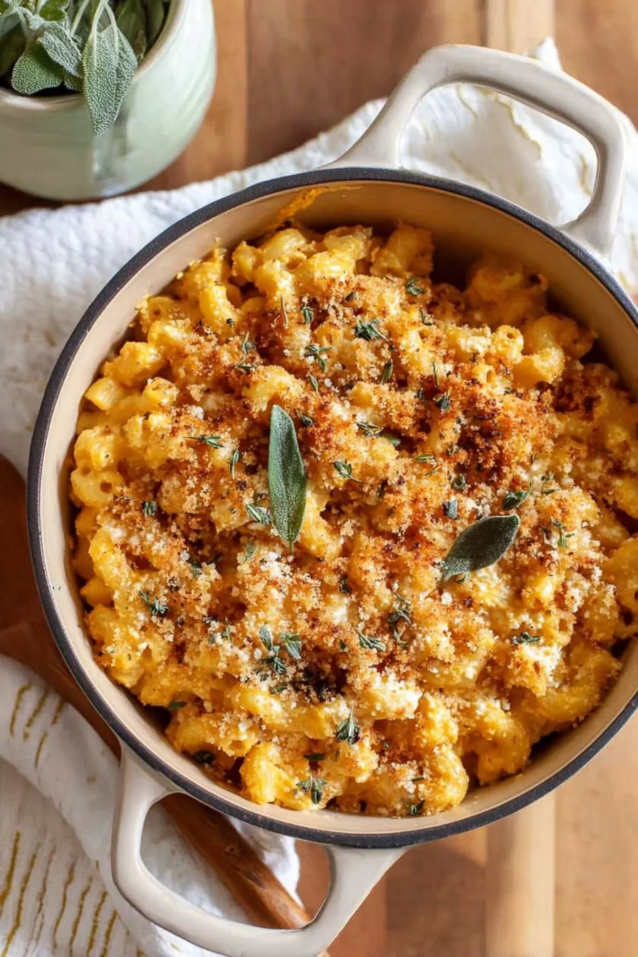 Pumpkin Ricotta Mac and Cheese