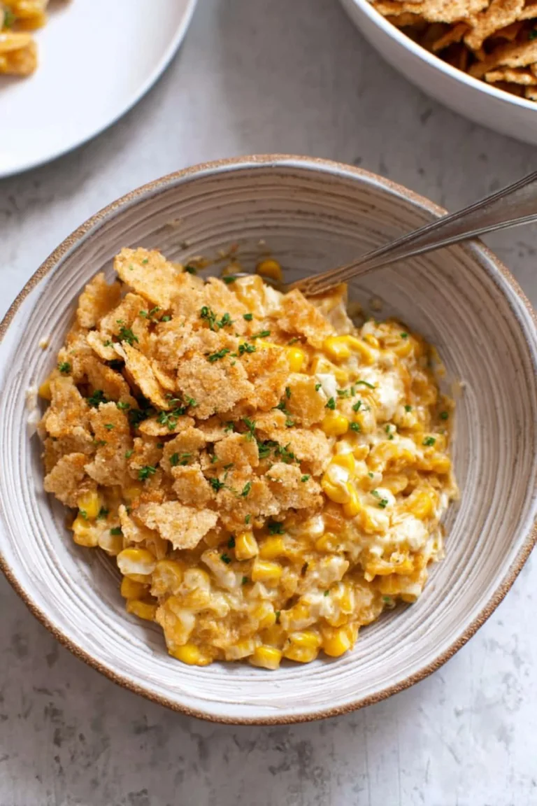 Scalloped Corn with Ritz Cracker Crunchies