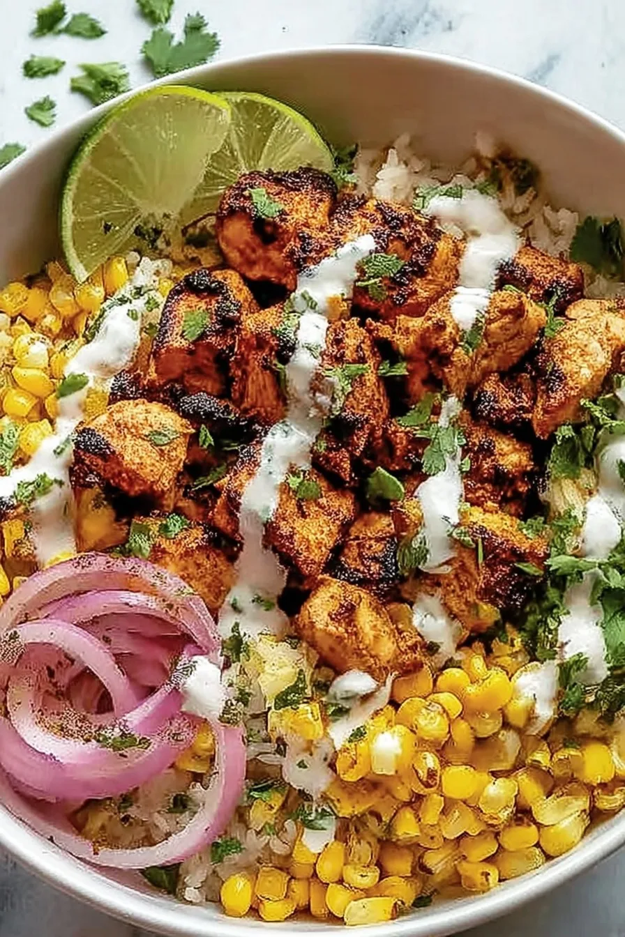 Tasty Street Corn Chicken Bowl