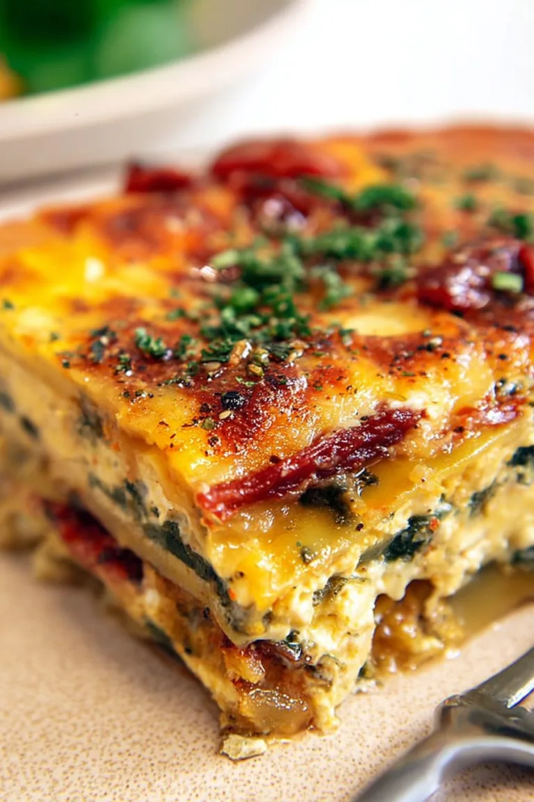 Vegetable Cottage Cheese Lasagna