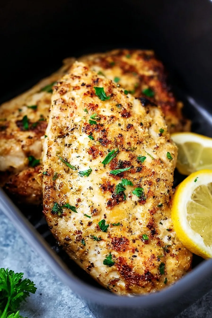 Air Fryer Garlic Parmesan Chicken