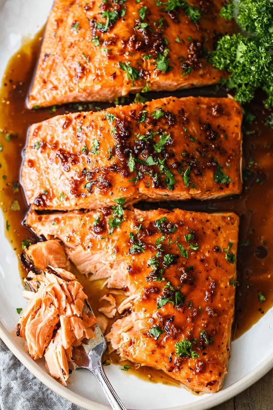 Brown Sugar Soy Sauce Salmon