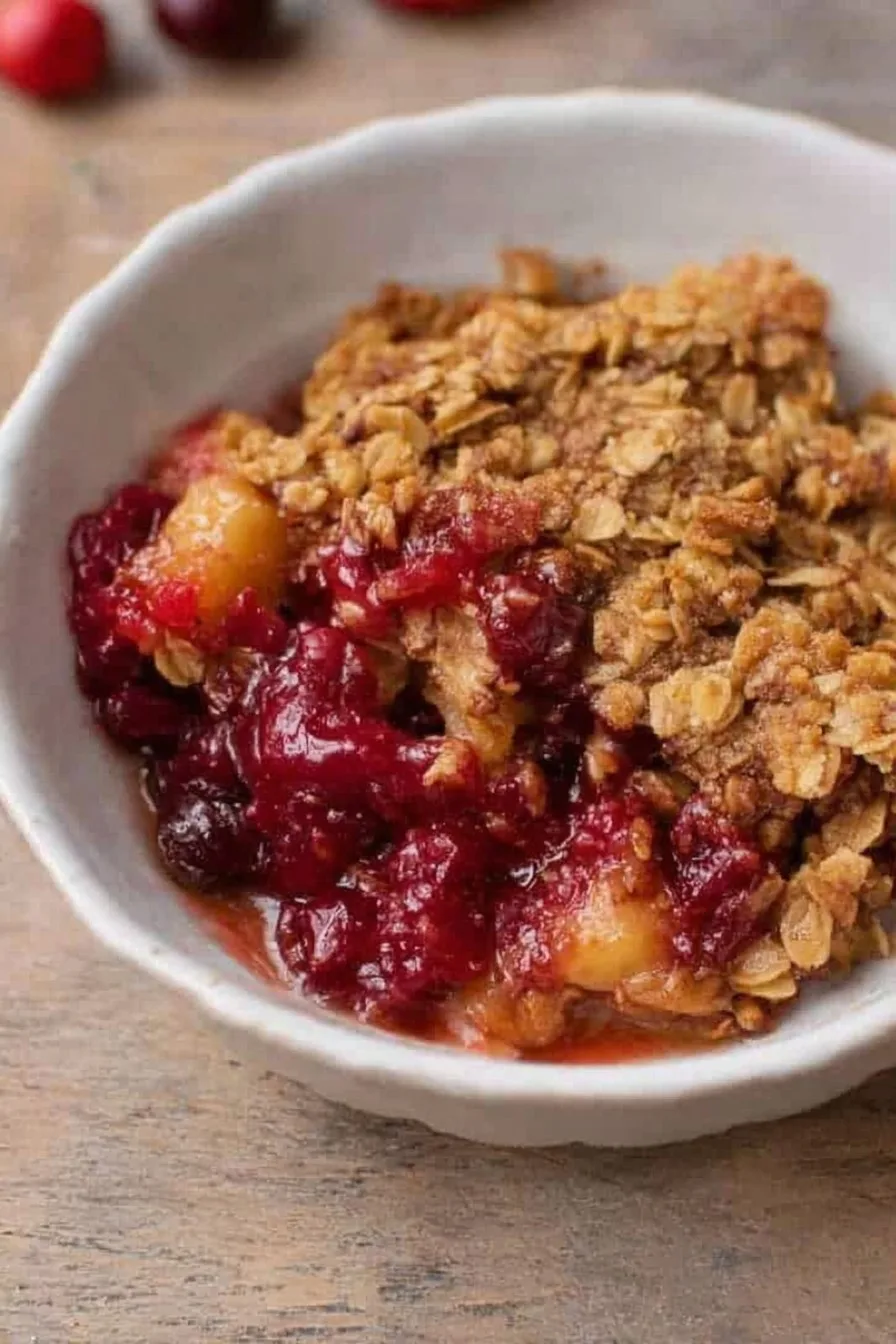 cranberry apple crisp recipe