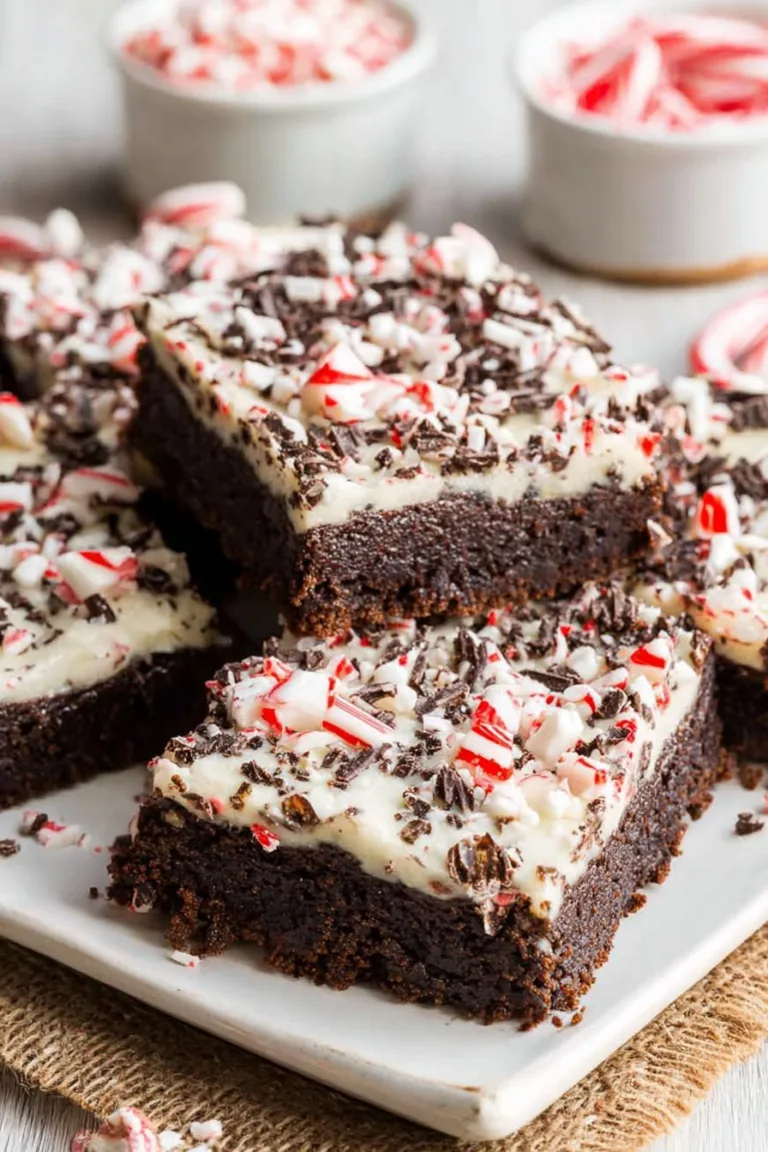 Easy Peppermint Brownies Recipe