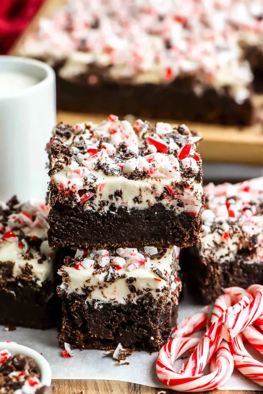 Easy Peppermint Brownies Recipe