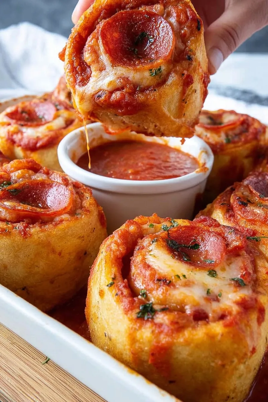 Game Day Pepperoni Pizza Rolls