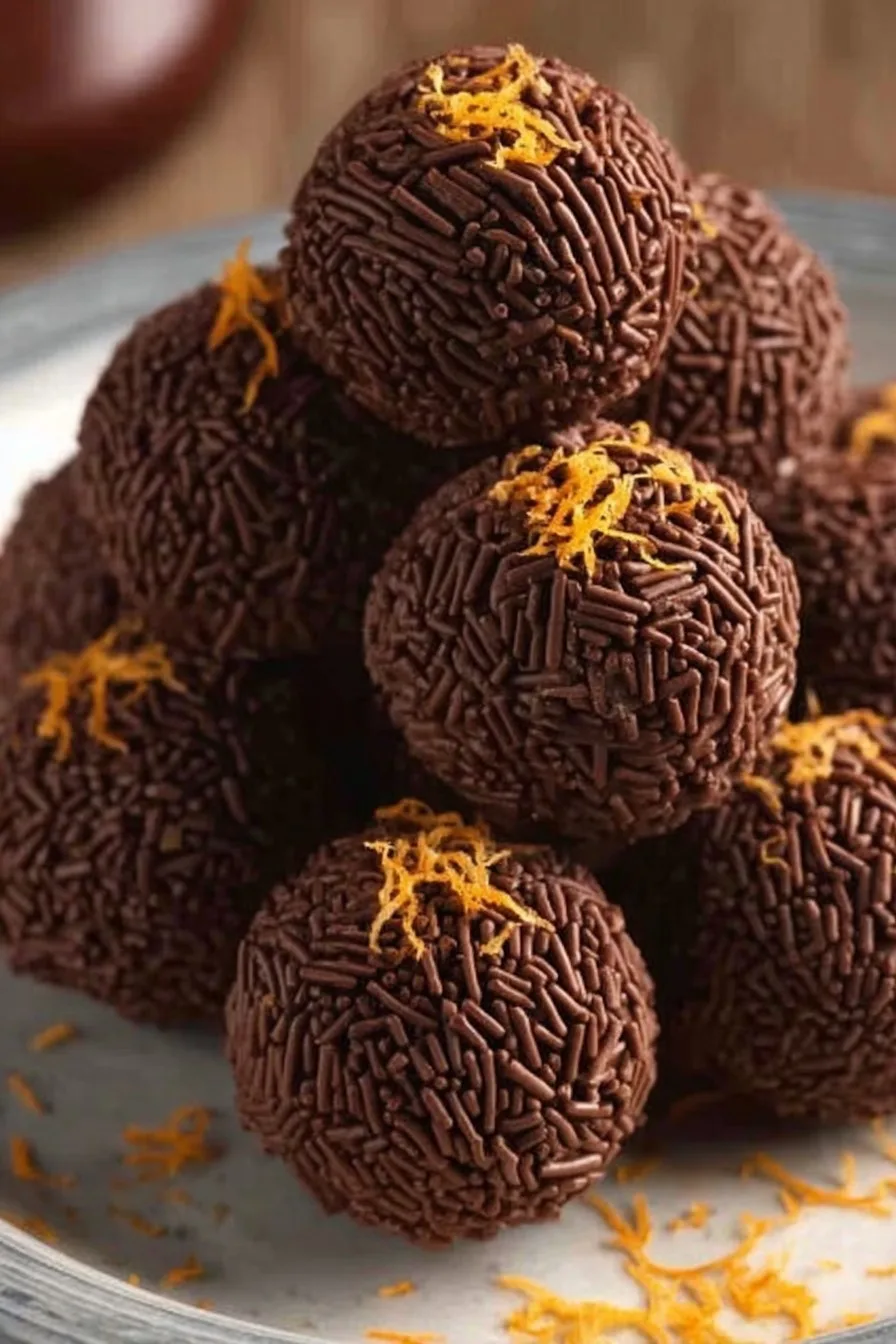 Juicy Orange Chocolate Christmas Truffles