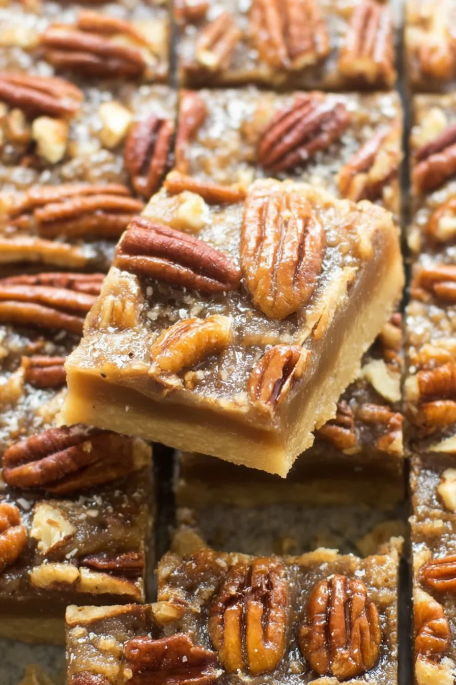 Keto Pecan Pie Bars