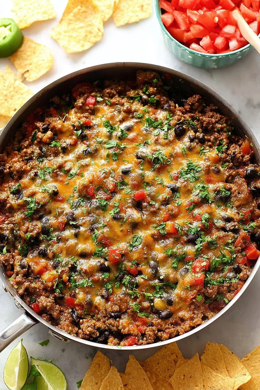 Mexican Ground Beef Skillet