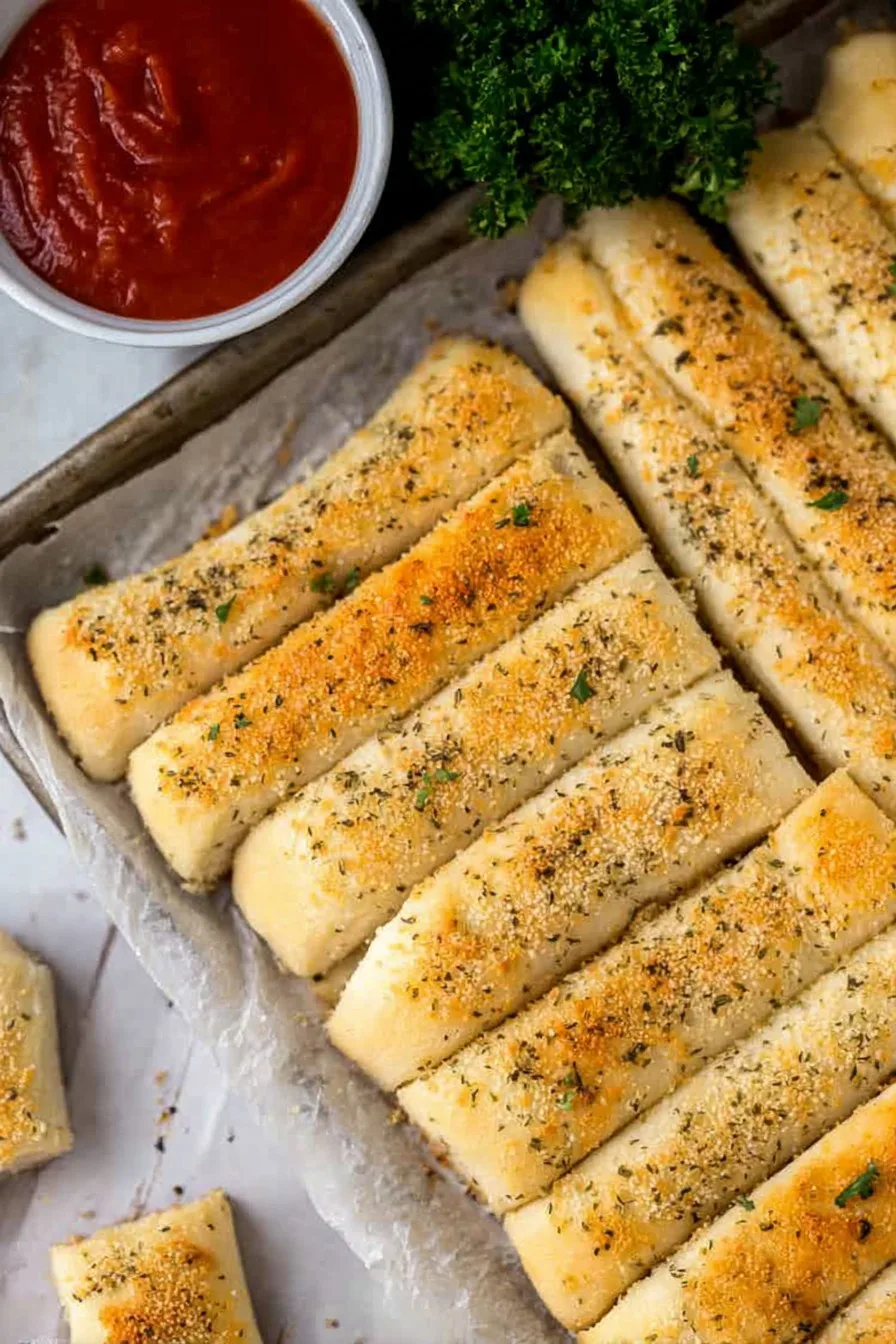 Quick & Easy Sheet Pan Breadsticks