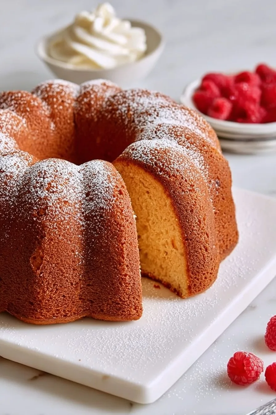 Classic Sour Cream Pound Cake