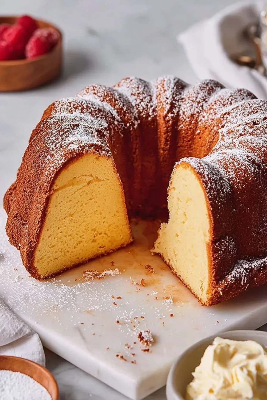Classic Sour Cream Pound Cake