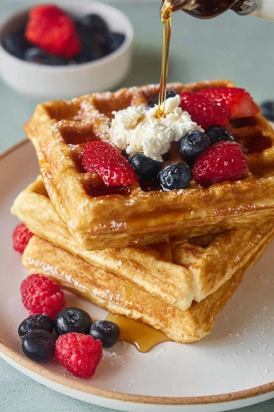 Cottage Cheese Waffles