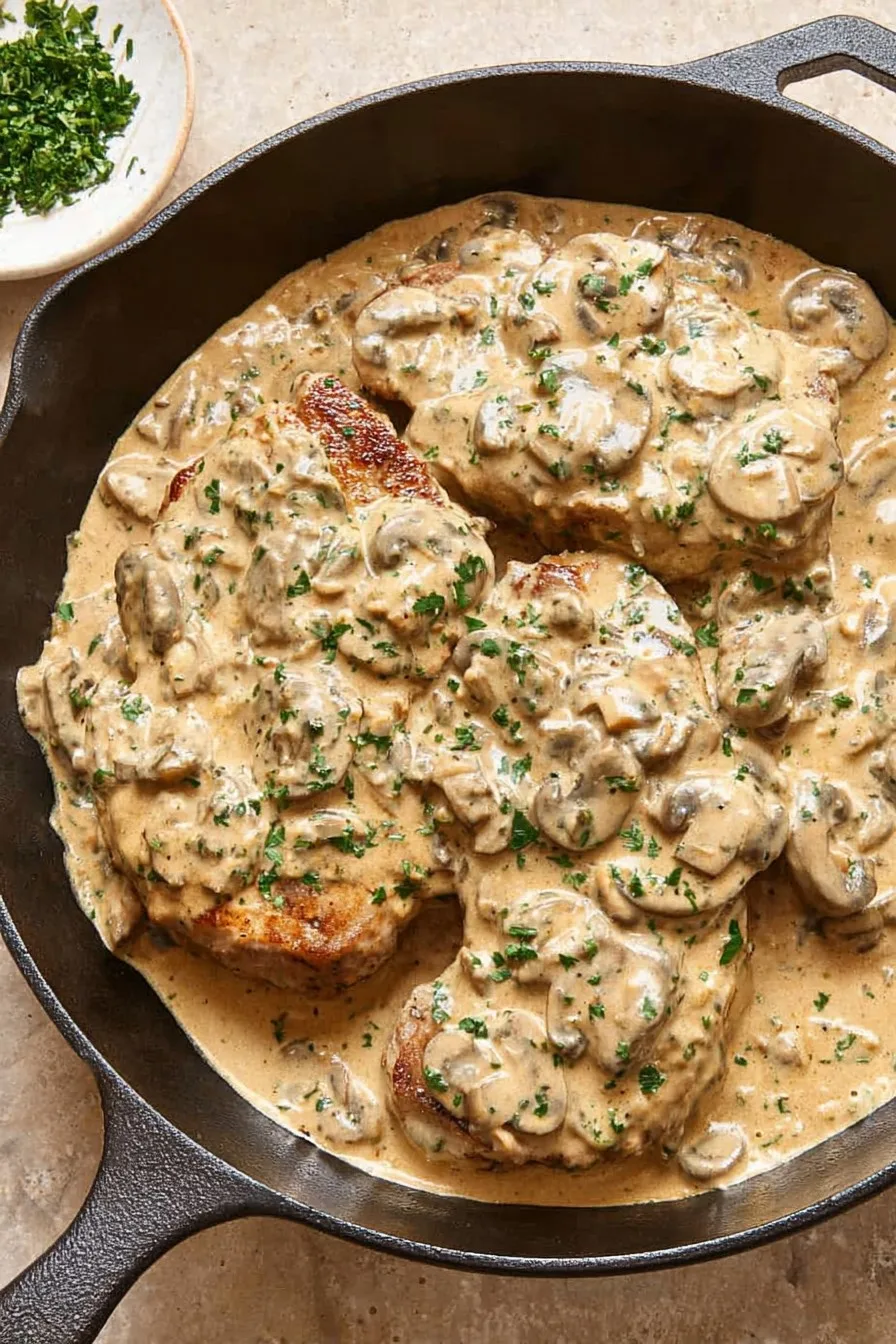 Cream of Mushroom Pork Chops