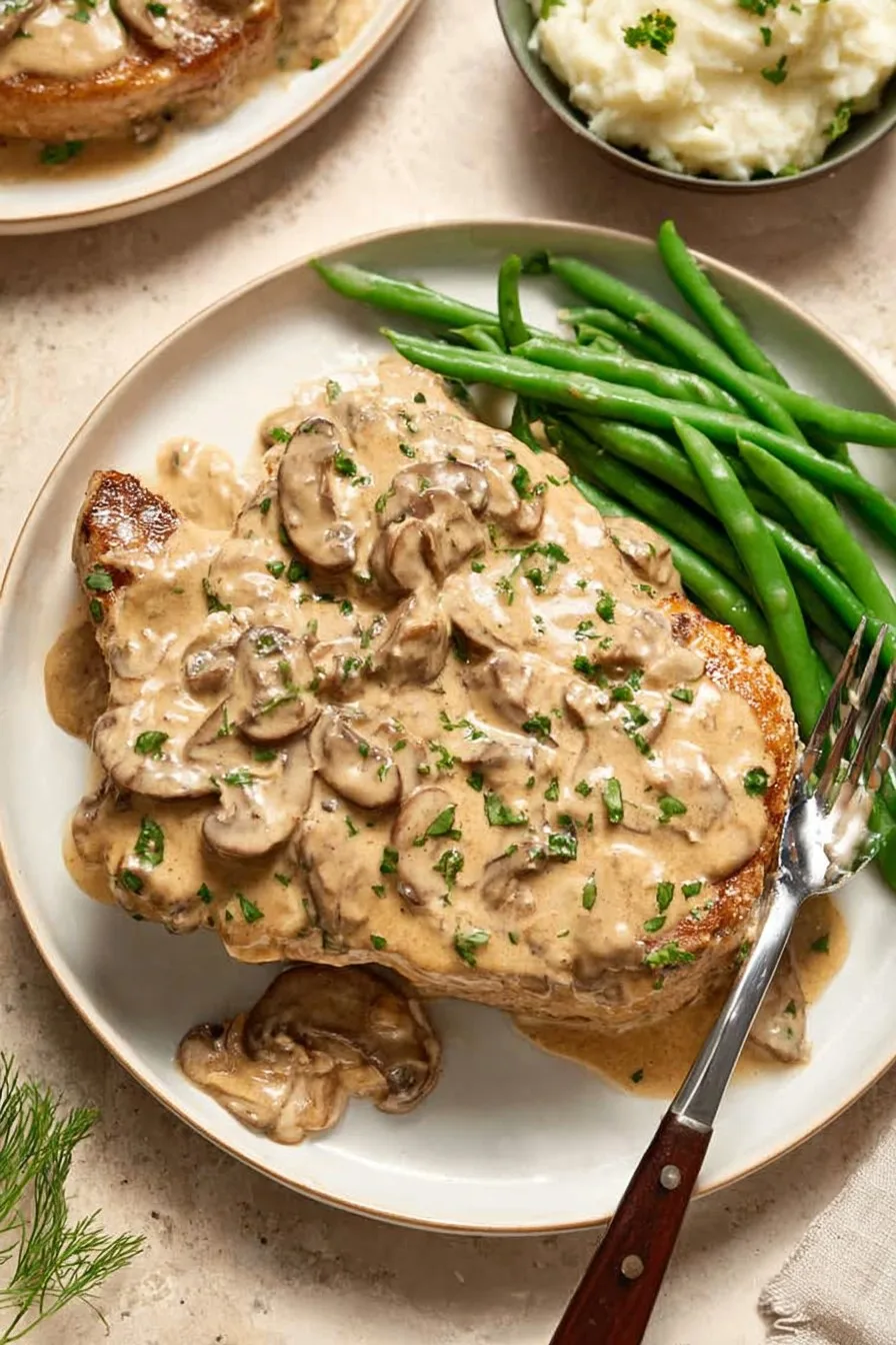 Cream of Mushroom Pork Chops