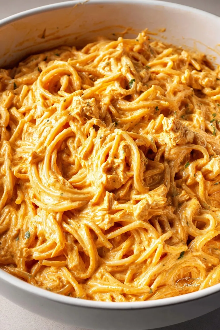 Creamy Buffalo Chicken Pasta