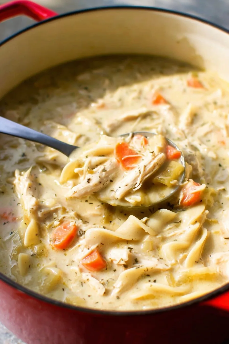 Creamy Chicken Noodle Soup