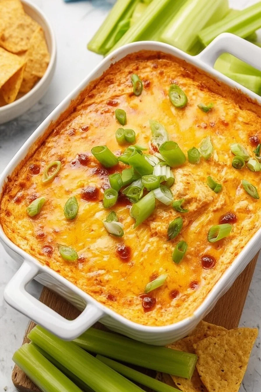 Healthy Buffalo Chicken Dip