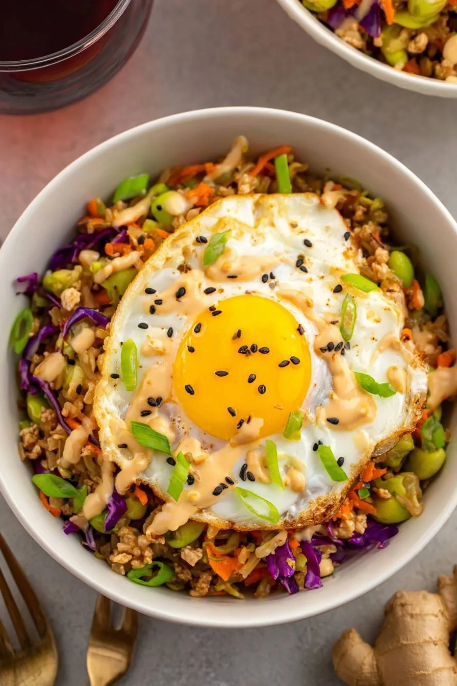 High Protein Egg Roll in a Bowl