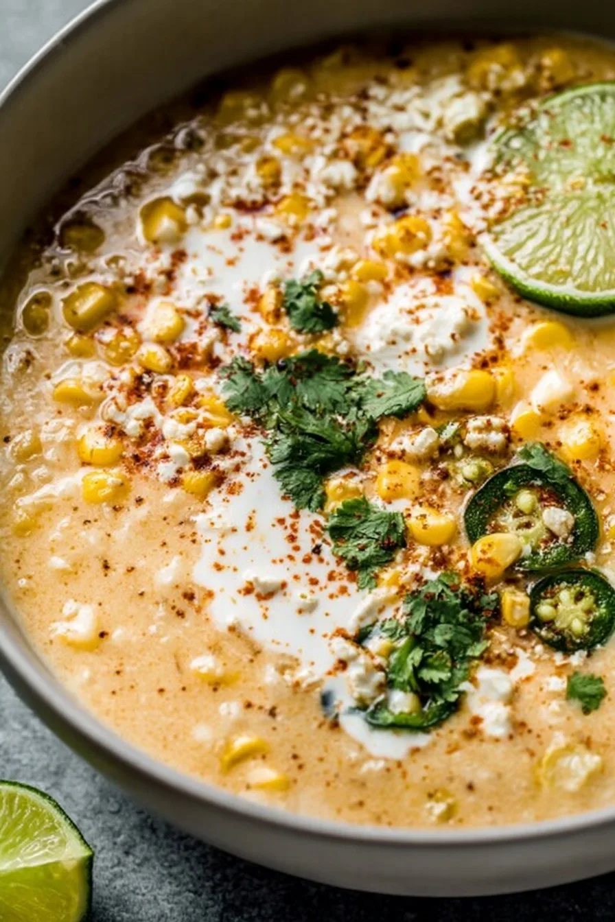 Mexican Street Corn Soup