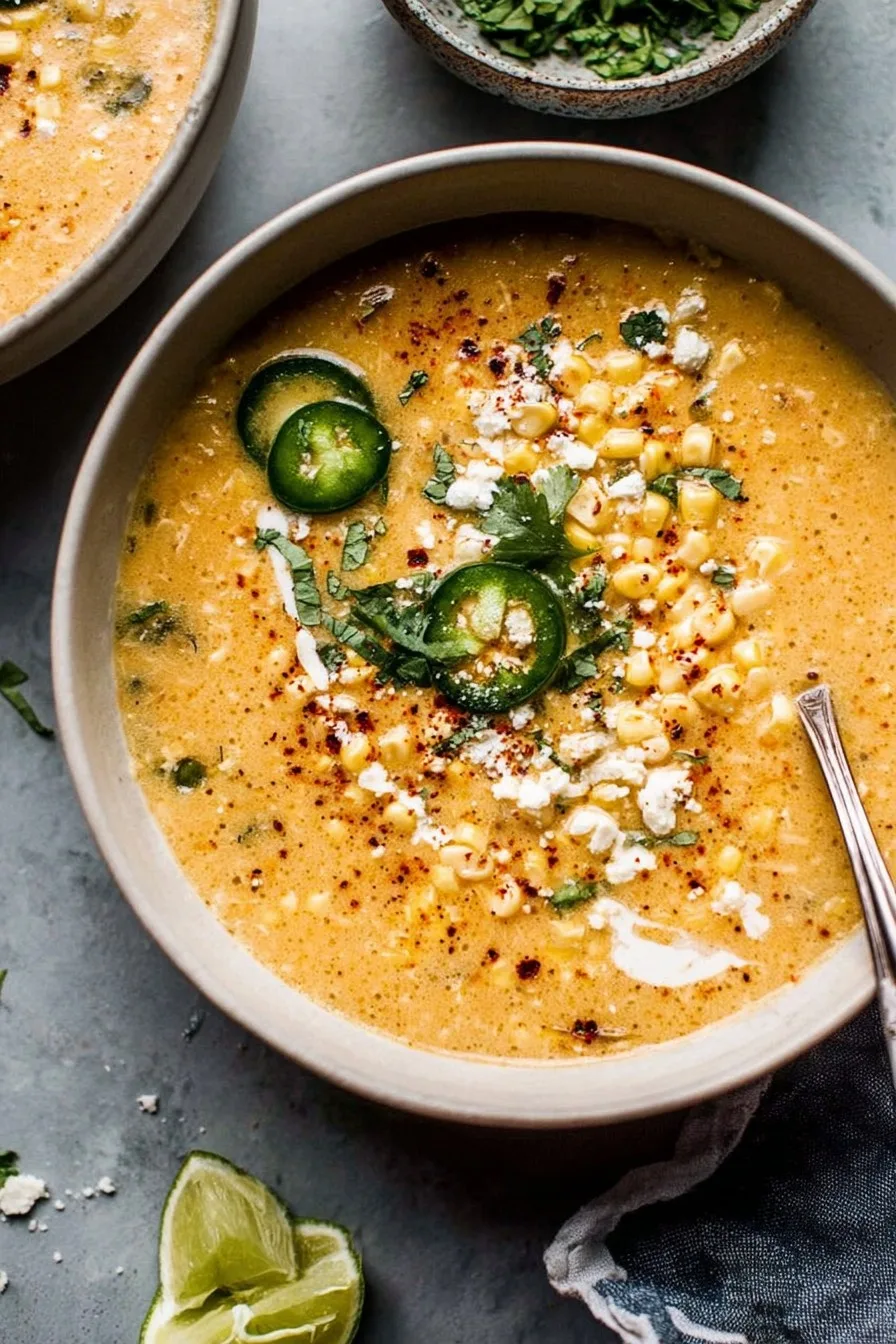 Mexican Street Corn Soup