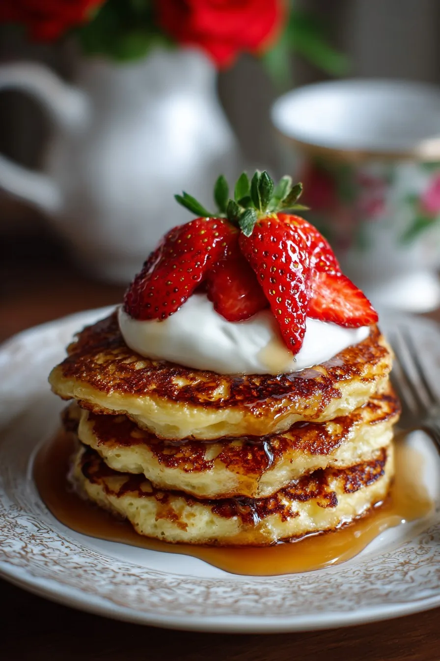 3-Ingredient Cottage Cheese Pancakes