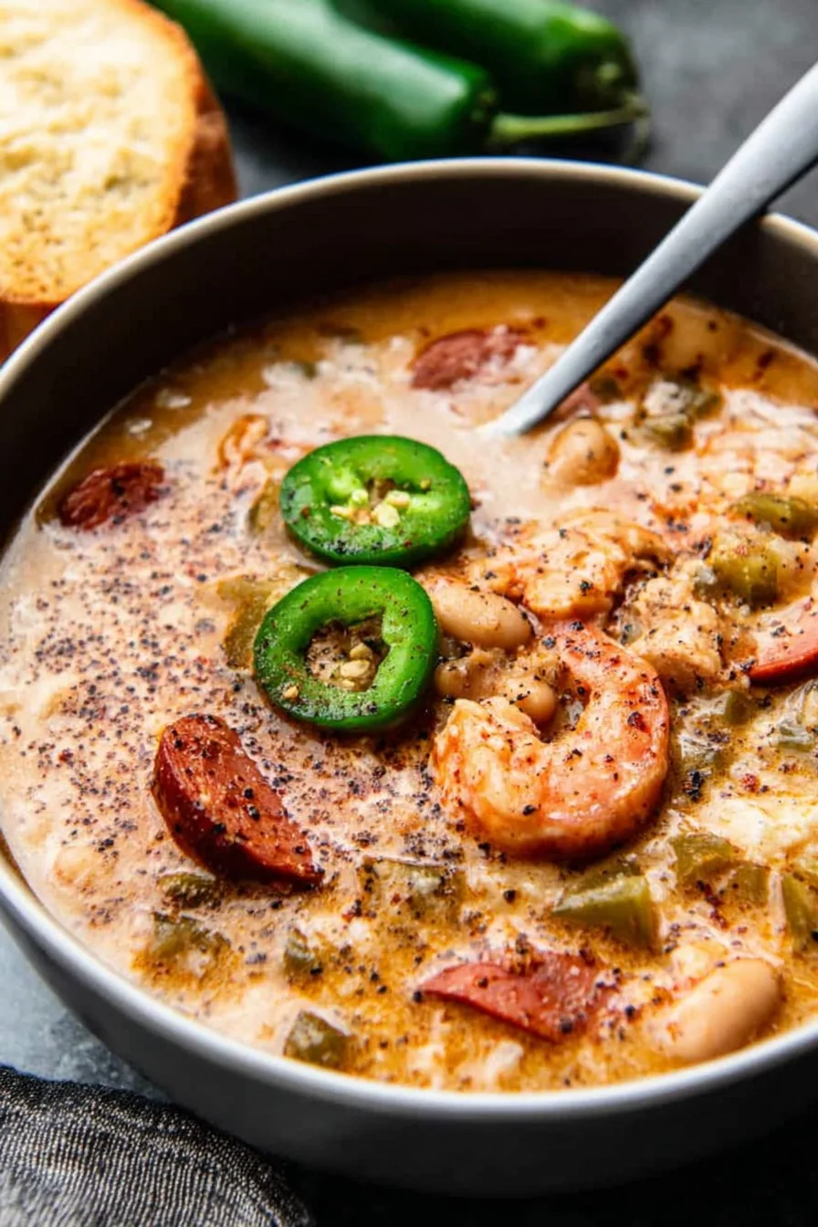 Cajun White Chicken Chili