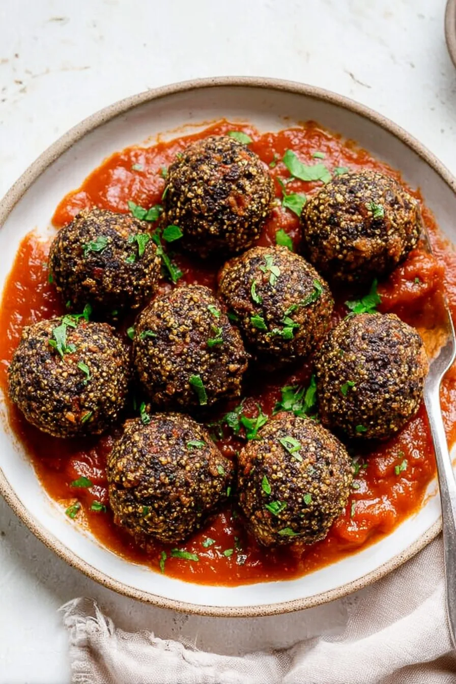 Easy Black Bean Meatballs