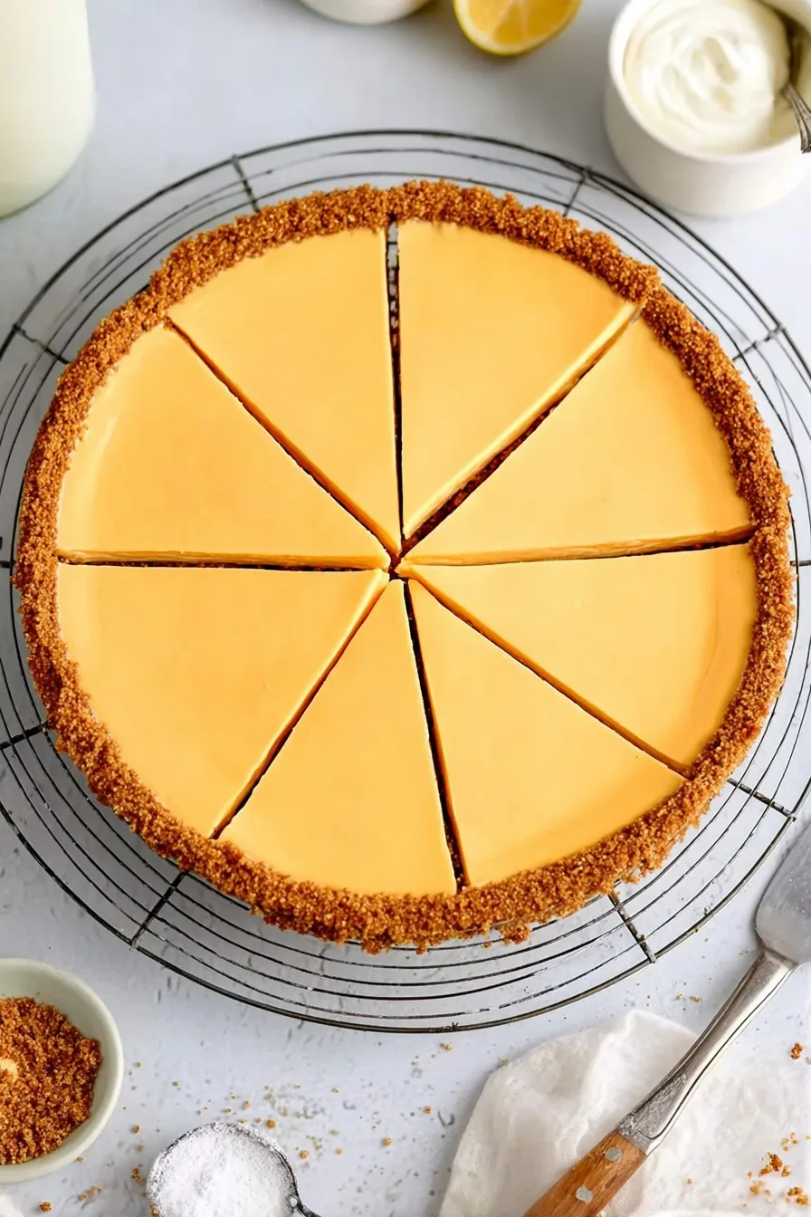 easy lemon pie with graham cracker crust