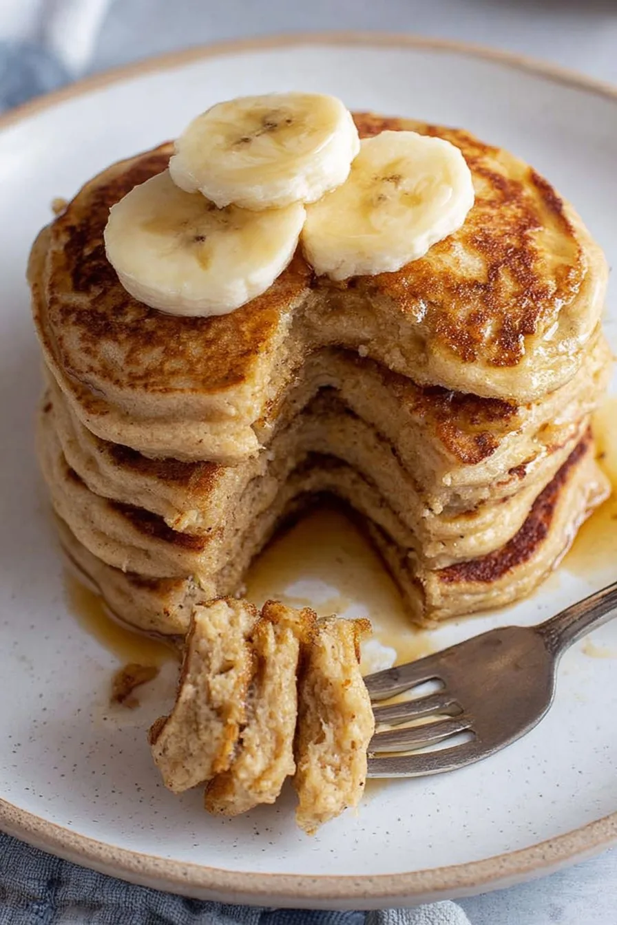 Fluffy Banana Pancakes