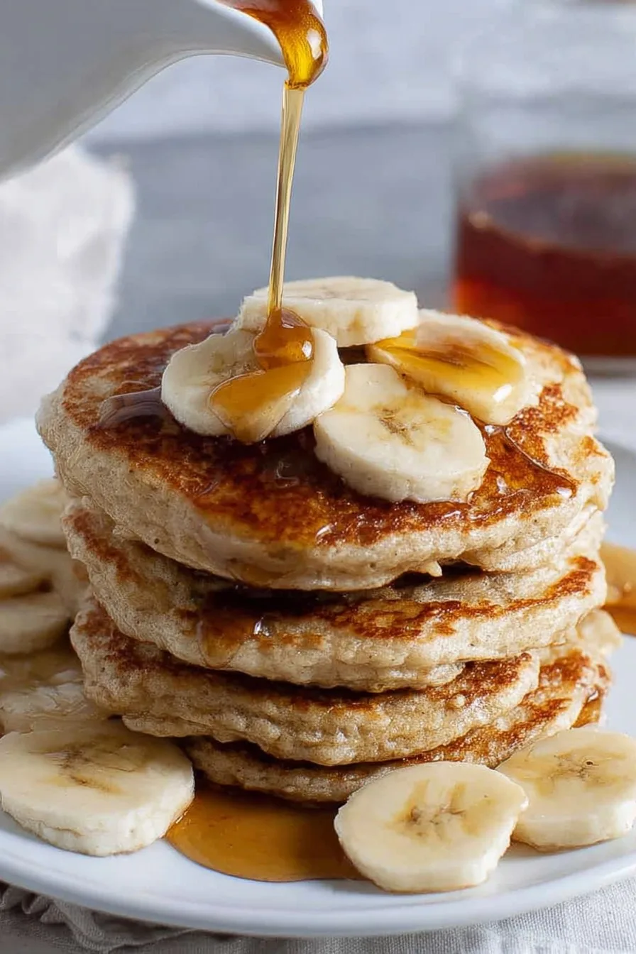 Fluffy Banana Pancakes