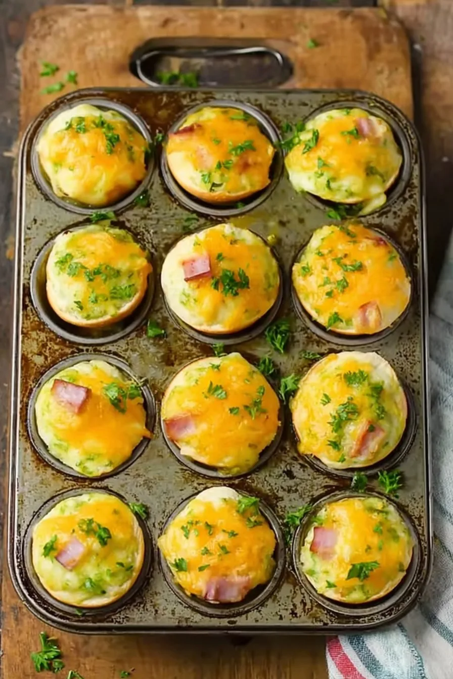 Ham and Cheese Egg Muffins