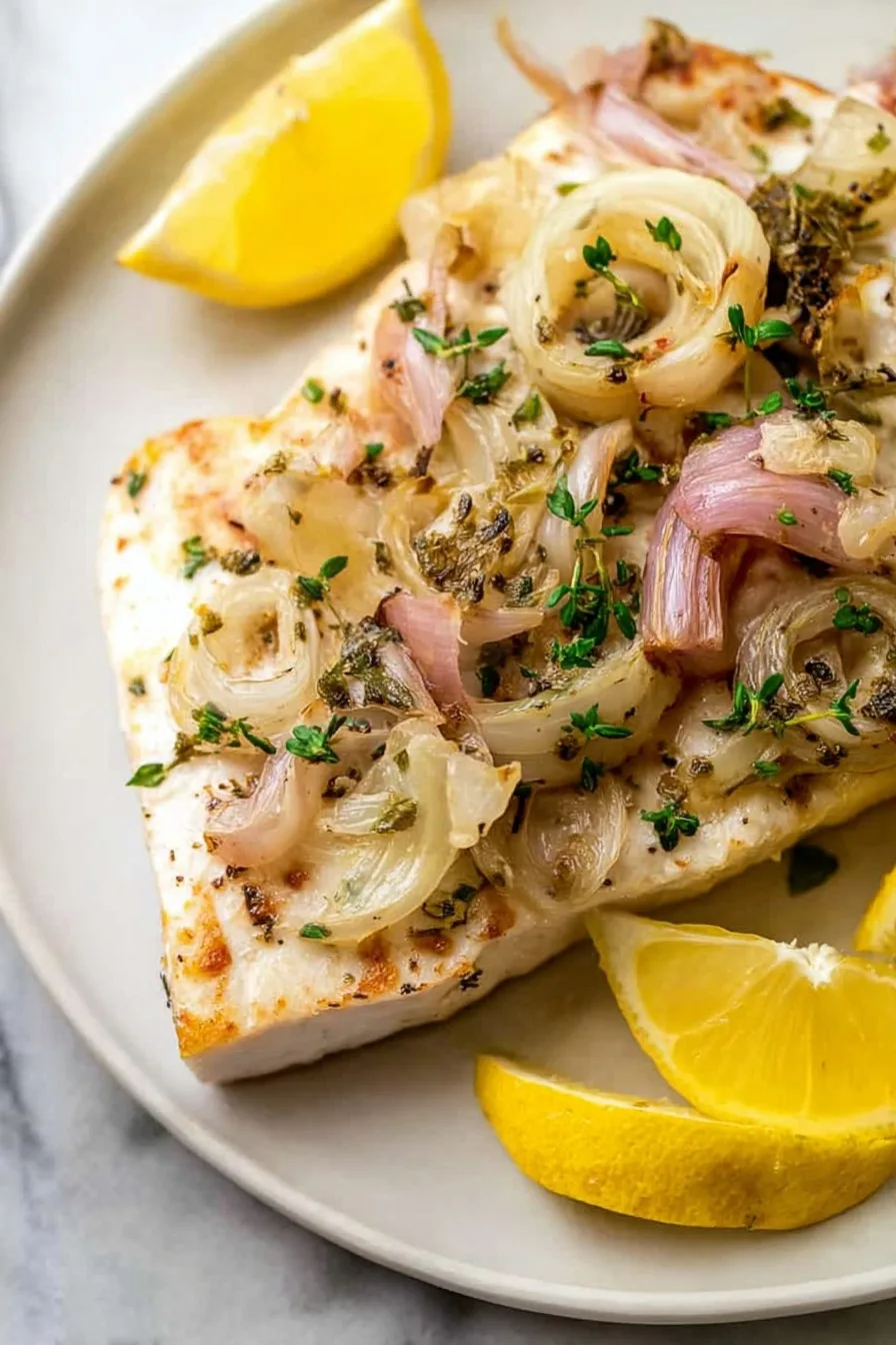 Lemon Baked Swordfish Recipe