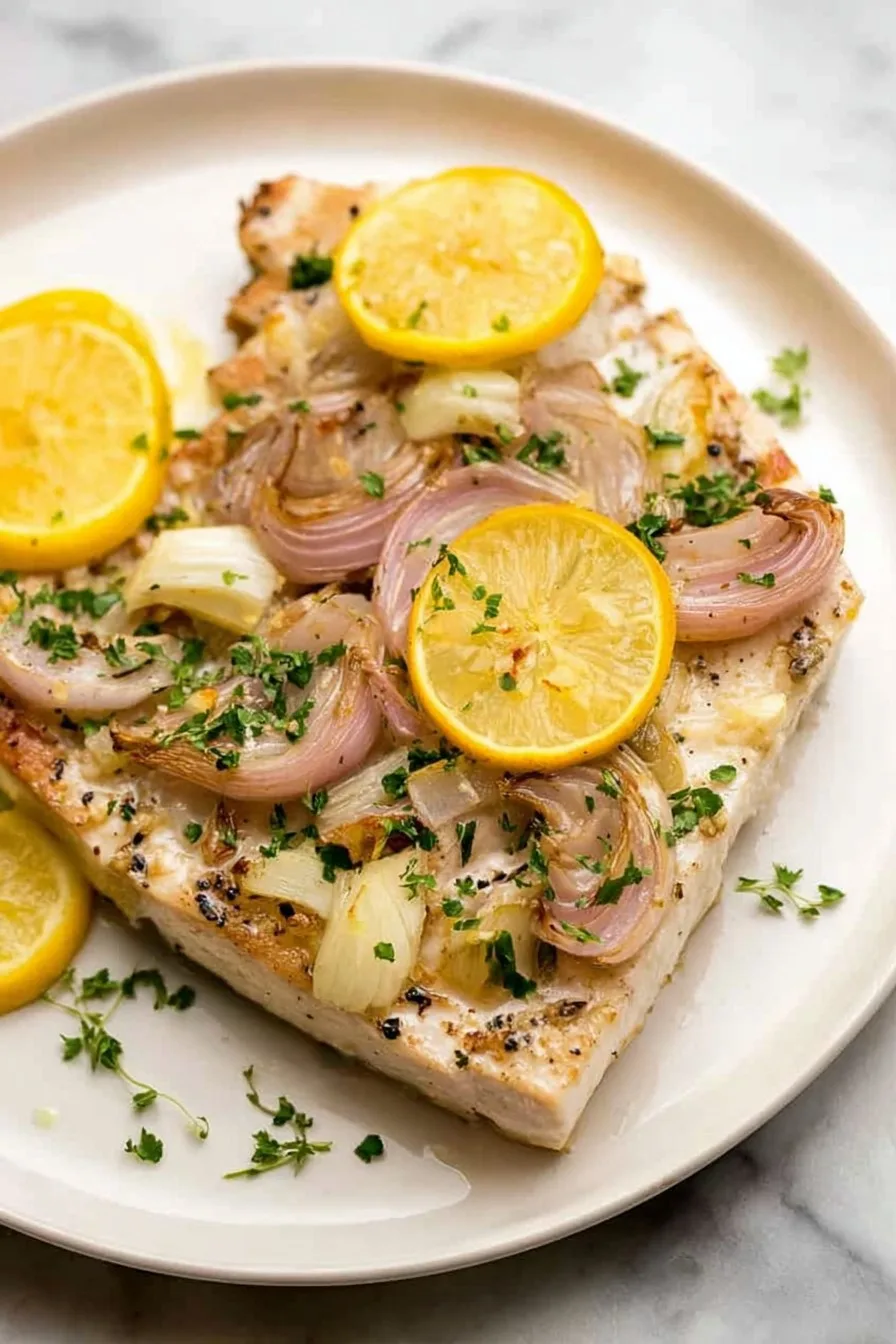 Lemon Baked Swordfish Recipe