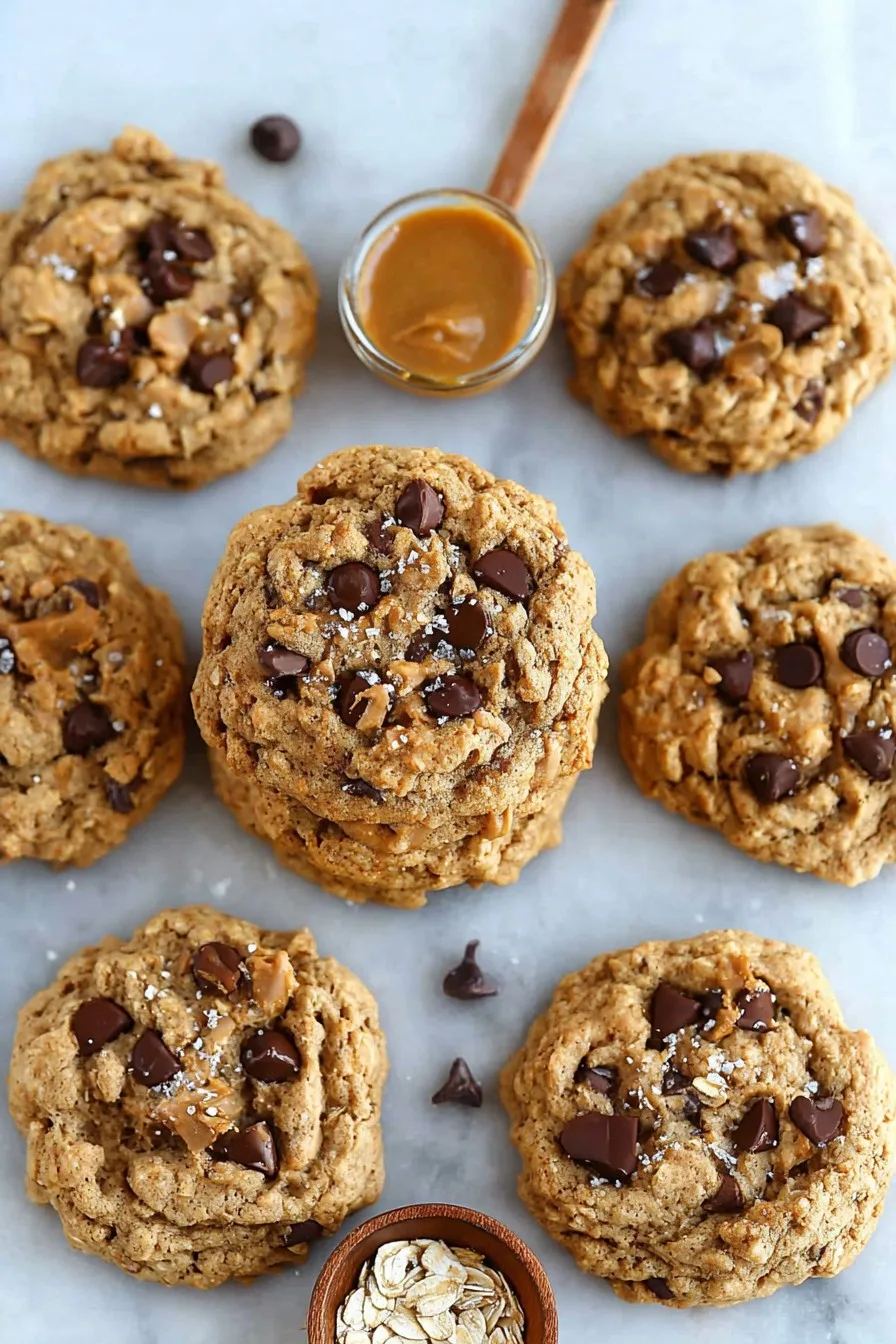 Peanut Butter Oatmeal Chocolate Chip Cookies