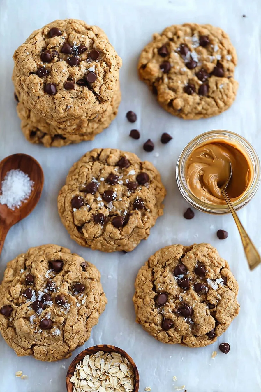 Peanut Butter Oatmeal Chocolate Chip Cookies