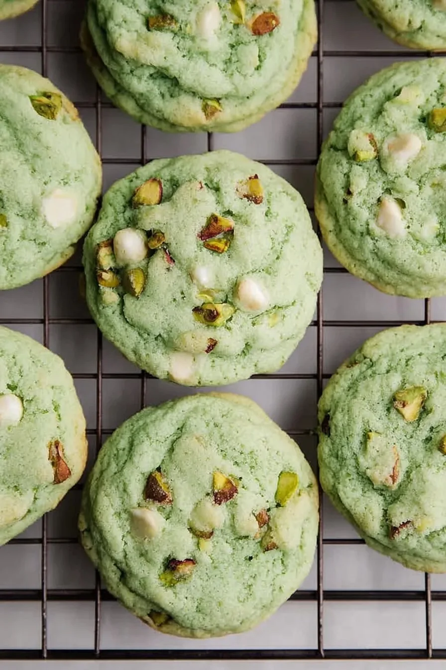 Pistachio Pudding Cookies