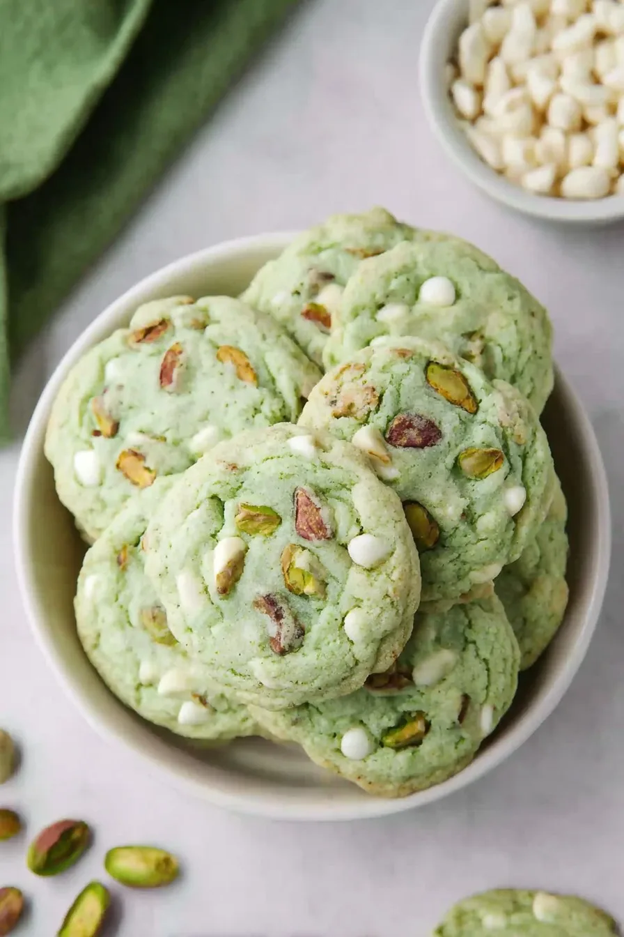 Pistachio Pudding Cookies