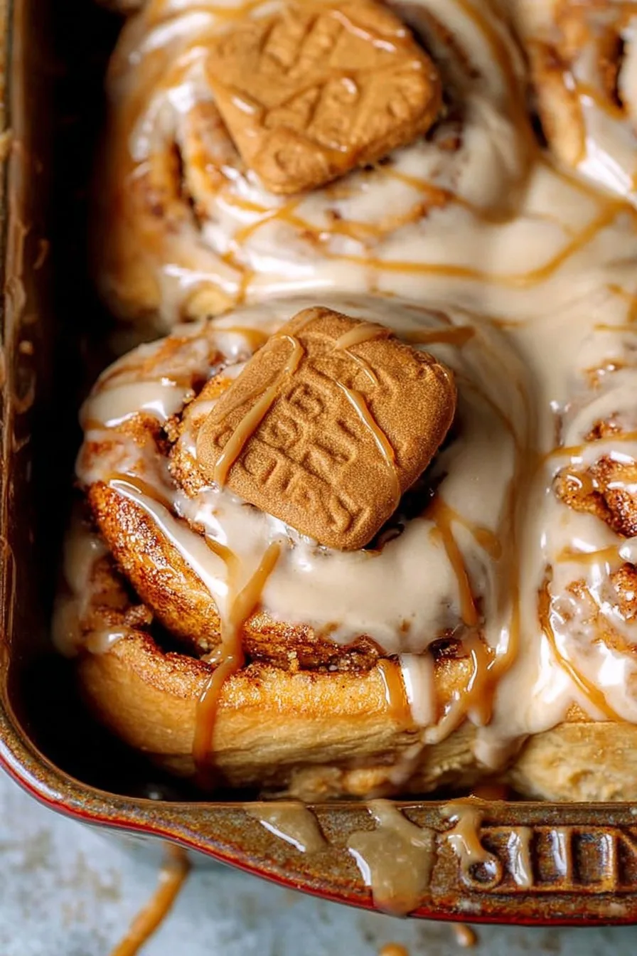 Biscoff Cinnamon Rolls