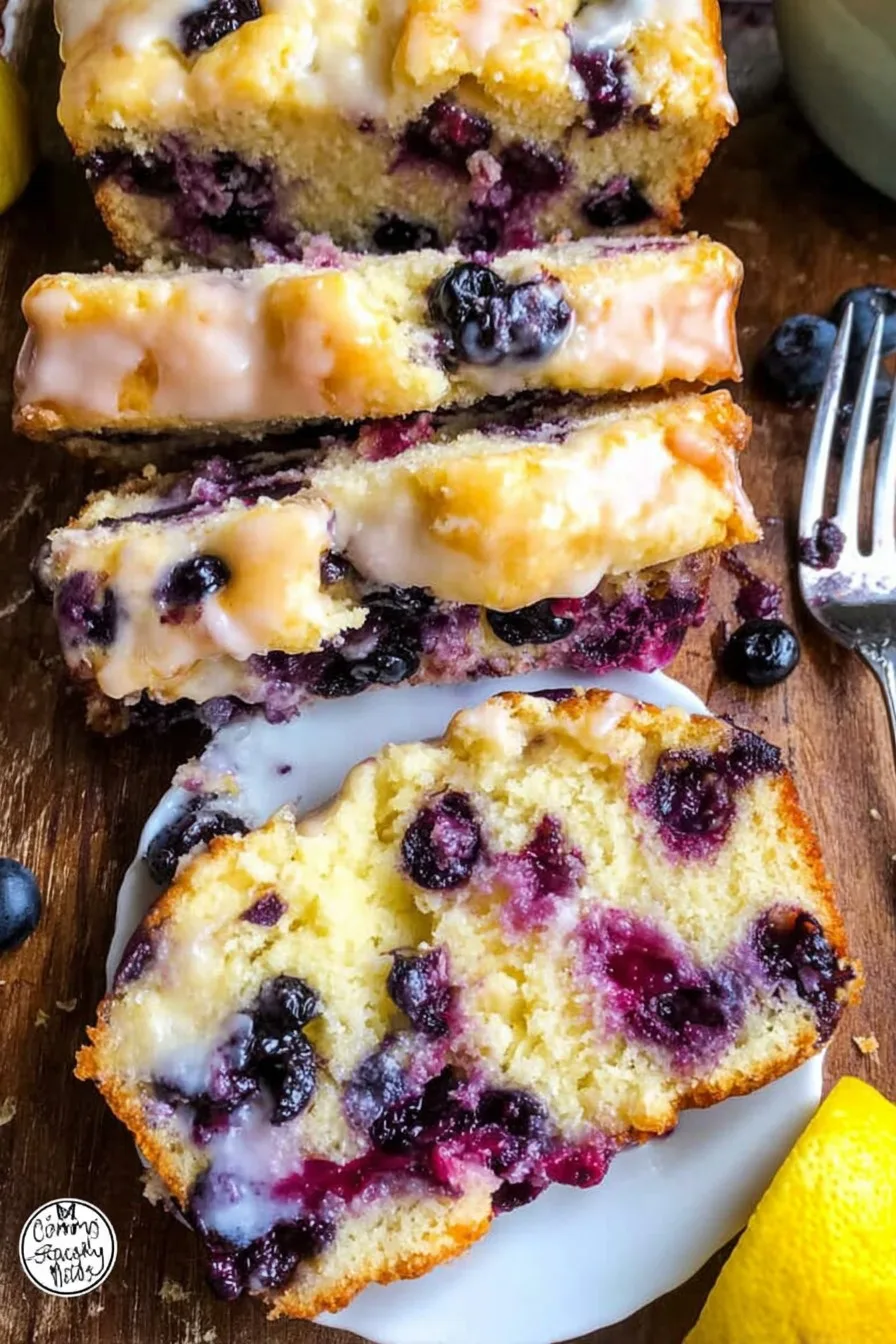 Easy Lemon Blueberry Breakfast Bread